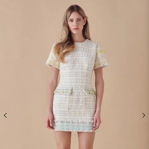 Endless Rose Tweed mini dress